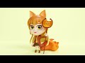 Fox Girl Mascot 001 3D Model