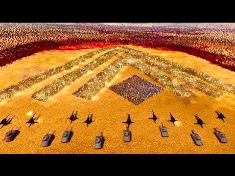 U.S. Modern Army Protect JEDI  From Evil Army of 650,000 | Ultimate Epic Battle Simulator 2