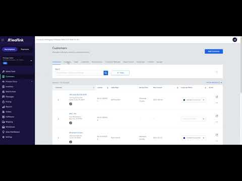 Leaflink Tutorials Crm Managing Contacts