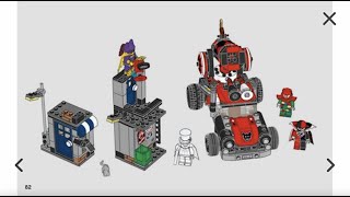 YouTube thumbnail: The LEGO Batman Movie Harley Quinn Cannonball Attack 70921 Building Instructions