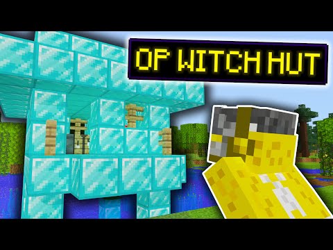 Minecraft Manhunt, but there's OP Witch Huts...