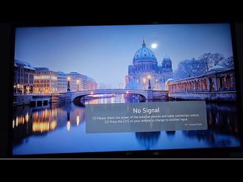 LG TV No Signal Problem