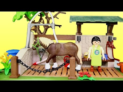 Playmobil Horse Animal Care Station Building Set Build Review