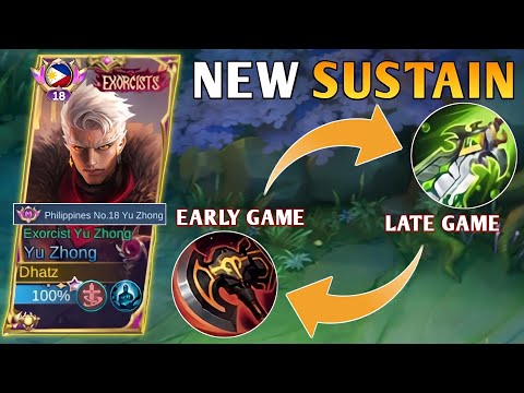 YU ZHONG NEW SUSTAIN BUILD THAT CAN BURST TANKY ENEMY! | YU ZHONG BEST BUILD 2023 - MLBB