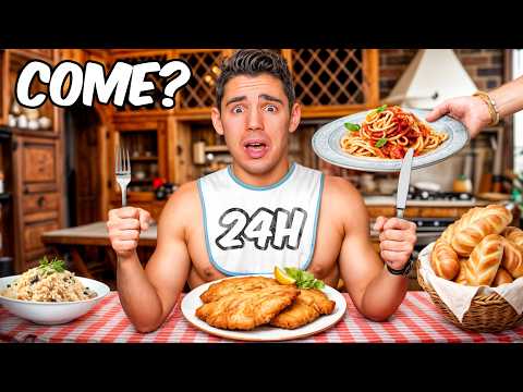 24h MANGIANDO QUELLO CHE CUCINA LA MAMMA | Ecco Come fare la Dieta.