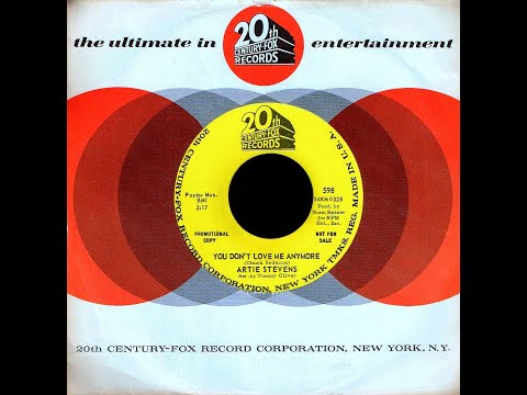 Artie Stevens - YOU DON'T LOVE ME ANYMORE (United Recording)  (1965)