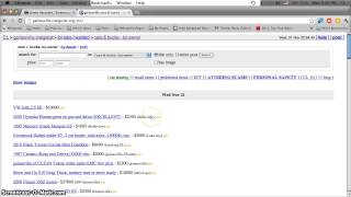 Craigslist Florida Search All Cities and Towns for Used Cars for Sale by Owner On the Internet