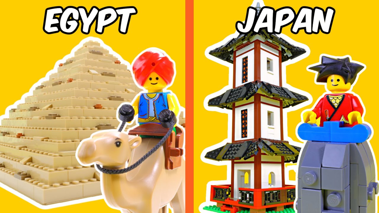 I recreated the WORLD in LEGO...