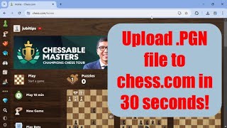 Download the video "How to upload a PGN file to chess.com"