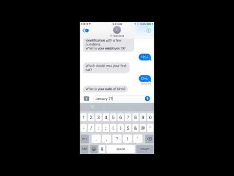 Gray Matrix Chatbot For Resetting A Password