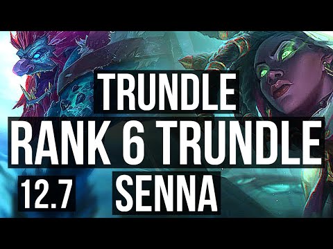 TRUNDLE & Swain vs SENNA & Zeri (SUP) | Rank 6 Trundle, 4/4/24 | NA Grandmaster | 12.7