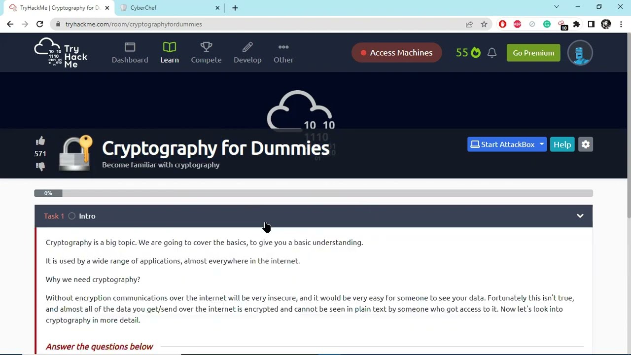Cryptography for Dummies || TryHackMe Walkthrough