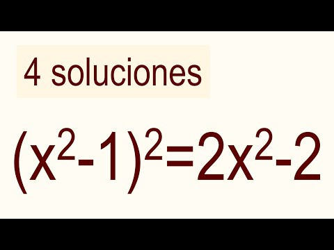 HALLA LAS 4 SOLUCIONES DE LA ECUACIÓN DE GRADO 4. Matemáticas Básicas