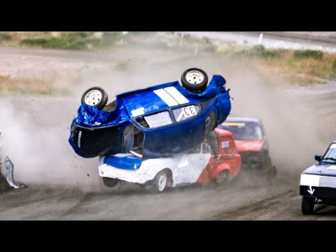 Bästa Folkracekrascherna 2024 | 34+ Rullningar & Krascher
