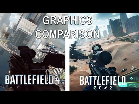 Battlefield 2042 vs Battlefield 4 vs Battlefield 3 vs Hardline graphics comparison