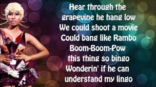 Nicki Minaj - Va Va Voom Lyrics Video