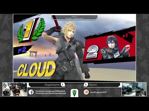 GUMS 17 Singles (Loser's Quarters) - MattyG (Cloud) vs Kogarasuma (Lucina)