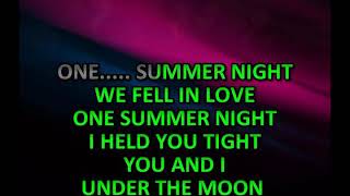 All 4 One - One Summer Night (karaoke)