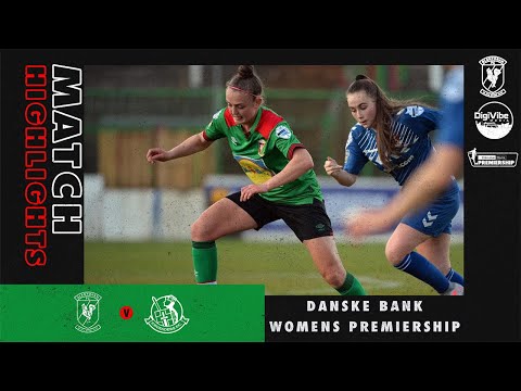 Glentoran Women vs Crusaders Strikers - 28th April 2021
