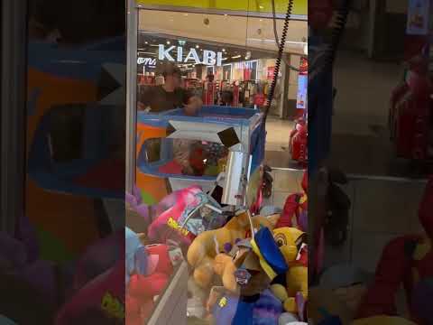 Win big biscuit #shorts #clawmachine #crane #elaut #plush #big #claw