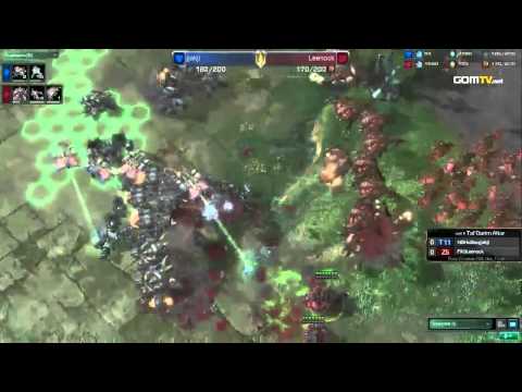 Jjakji closing out game one with a beautiful push.