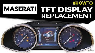 Maserati Levante, Quattroporte VI and Ghibli instrument cluster repair – TFT screen replacement