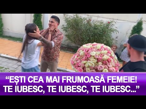 Bogdan de la Ploiești, buchet de 365 de trandafiri pentru Theo Rose: TE IUBESC...