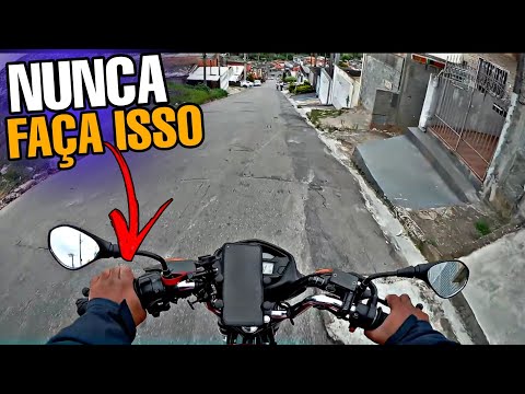 Does going downhill in first gear damage the motorcycle?