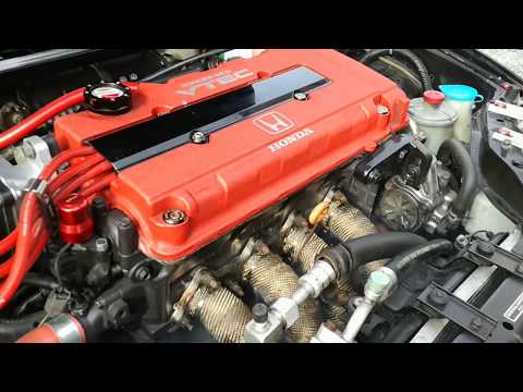 Honda Civic EG5 B18C4 DOHC VTEC kolektor wydechowy i wypalanie bandaża.
