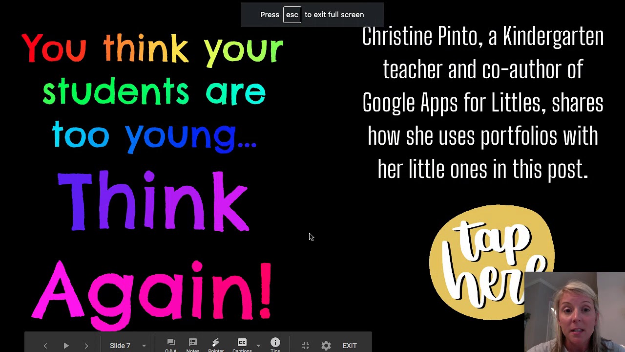 Student Digital Portfolios with Rosemary Thigpen