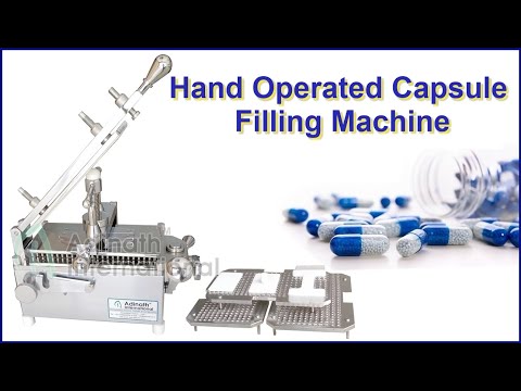 Hand Operated Capsule Filling Machine