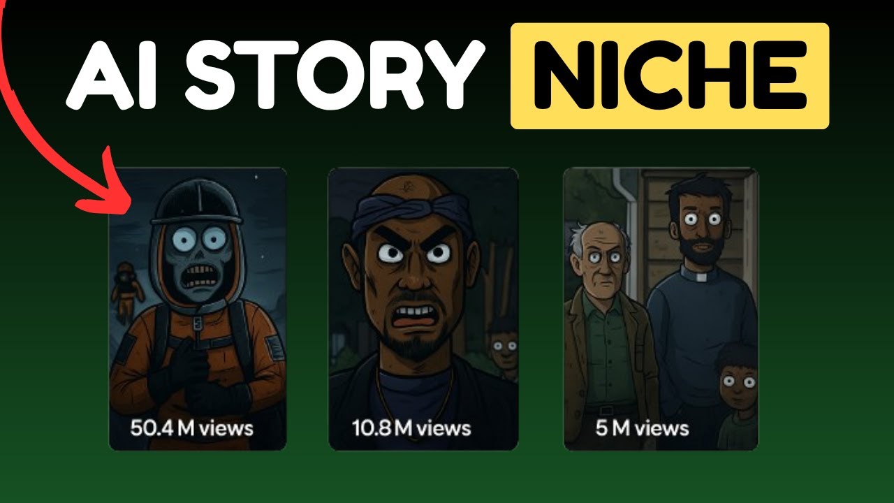 How to automate VIRAL Scary Story Videos With AI - just copy this
