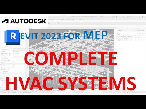REVIT 2023 FOR MEP - HVAC SYSTEMS COMPLETE