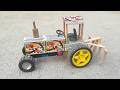 How To Make Matchbox Tractor At Home Diy Mini Tractor Mini Tractor Science Project