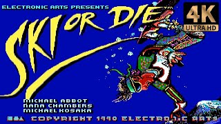 Ski or Die (1990) | Longplay - Full Playthrough | PC DOS 4K