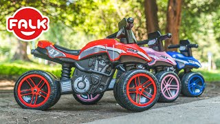 Balansinis motociklas vaikams nuo 2 metų | Su plačiais ratais | Falk