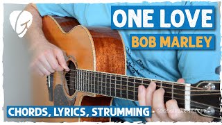 How to play &quot;One Love&quot; by Bob Marley - 4-Chord Song