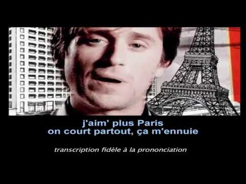 Thomas Dutronc J'aime plus Paris Sous-titres