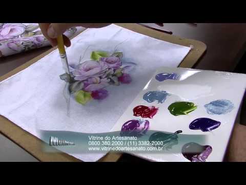 Mulher.com 10/30/2014 - Adhesive Painting on Fabric by Luis Moreira - Part 1