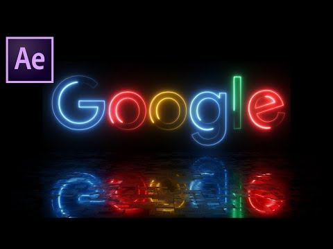 Electric Neon Logo Animation in After Effects | Easy Tutorial | (Saber-Plugin)