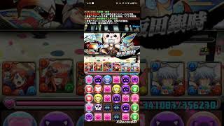 【パズドラ】　銀時×神楽お菓子の魔女スキル上げ編成(アシスト無効)