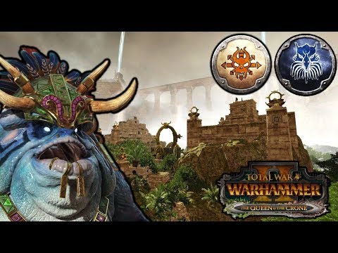 SIEGE OF XLANHUAPEC, CITY OF MIST - Tzeentch and Norsca vs. Lizardmen - Total War Warhammer 2