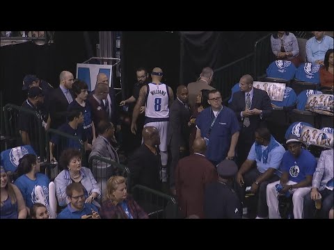 Deron Williams Injury | Thunder vs Mavericks | Game 4 | April 23, 2016 | NBA Playoffs