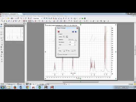 NMR analysis in MNova