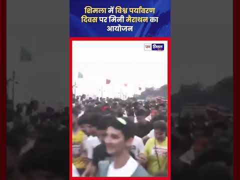 Shimla Mini Marathon: World Environment Day पर Anti Drug Campaign