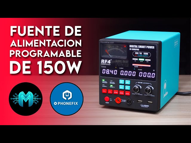 Vídeo relacionado con MLINK APS3005S-3D- 30V, 5A Fuente Alimentacion Triple Salida regulable con display digital