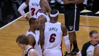 lebron james - miami heat - ray allen - mario chalmers - chris andersen
