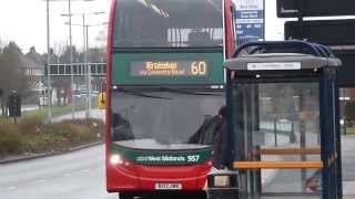 preview picture of video 'National Express West Midlands 4909 BX13JWK 'Victoria''