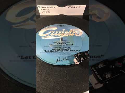 The Earls - Remember Then ( Limited Edition Picture Disc) Vinyl 45 From 1963 .