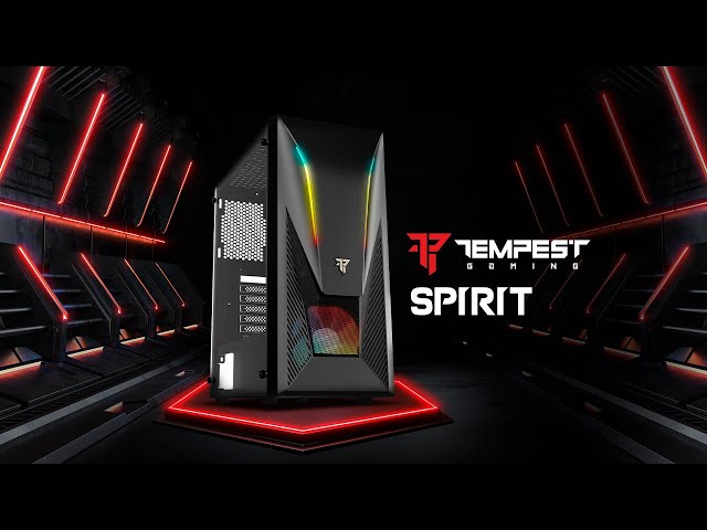 Tempest Spirit RGB Torre ATX Negra video